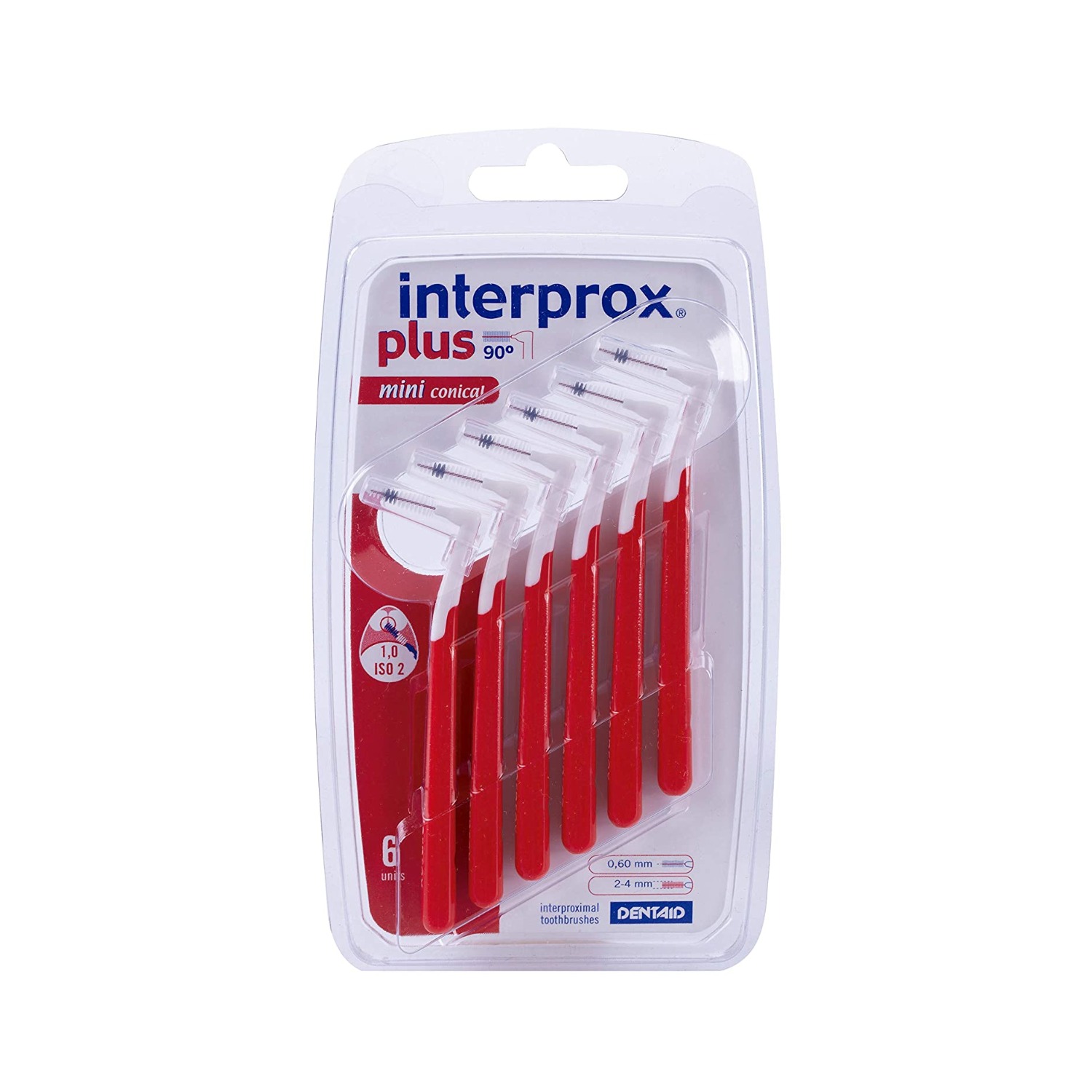 Cepillo Interprox Plus Mini Cónico 6 Unid Perfumeria Milagros