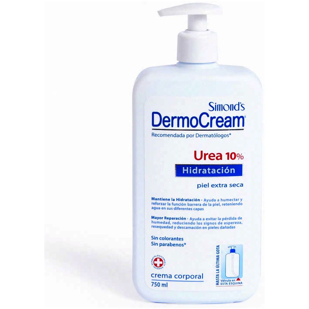 Simonds Dermocream Urea 10% 750Ml