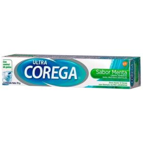 Adhesivo Prótesis Dental Ultra Corega 70g. Crema Sabor Menta