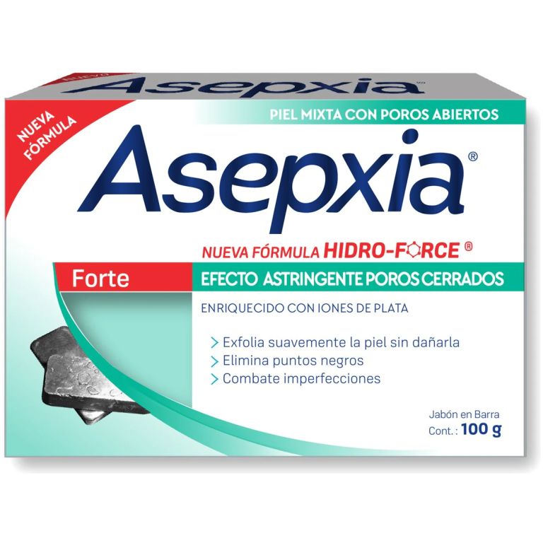01 Asepxia Jabón Forte 100g.