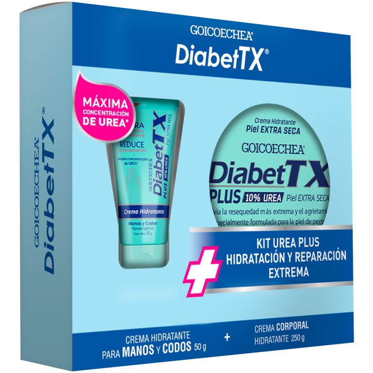 Pack Diabet TX Crema de 250G + Crema Manos y Codos 50G