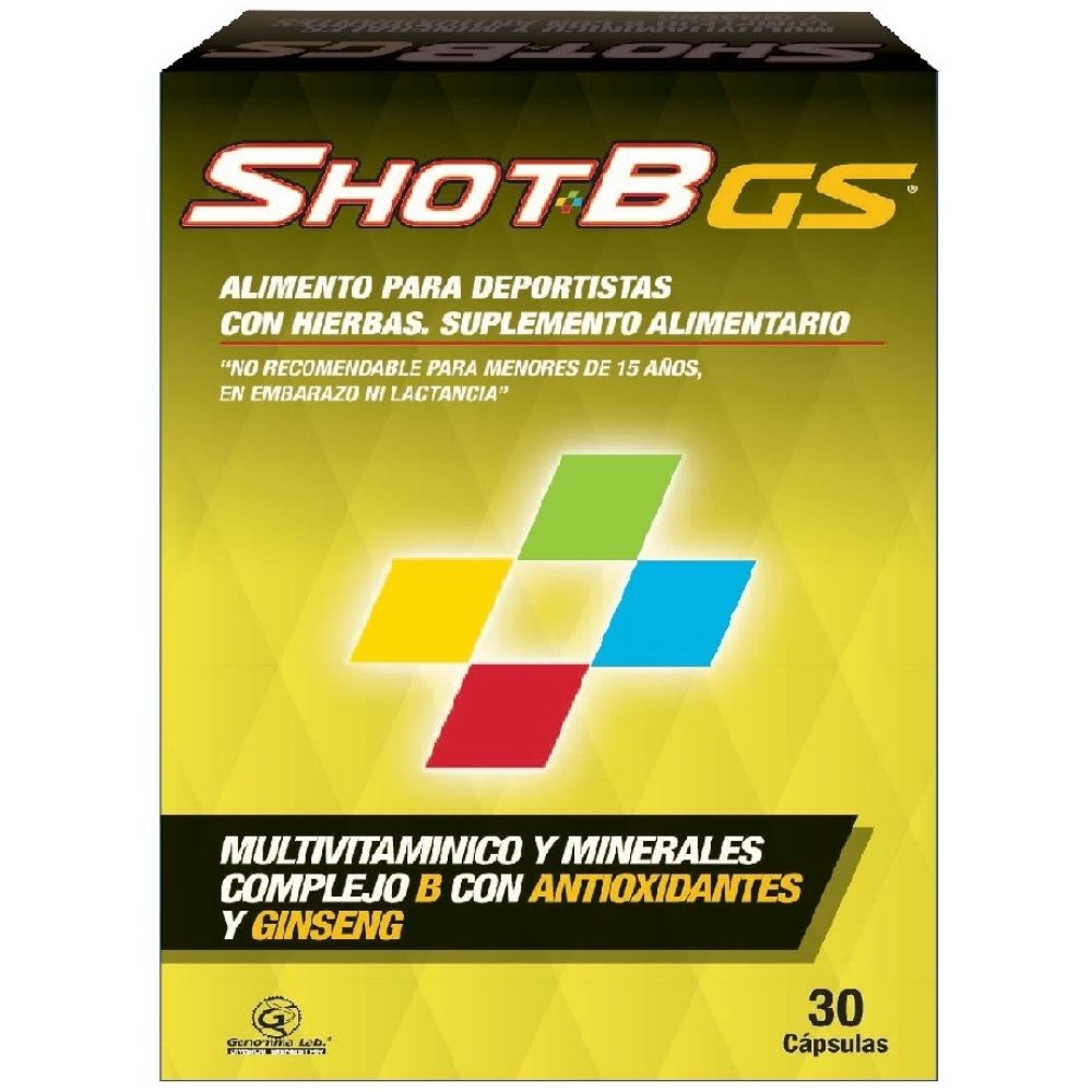 Shot B Multivitamínico Antioxidantes Y Ginseng.