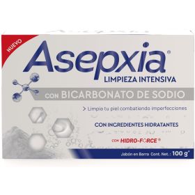 Jabón Asepxia Bicarbonato De Sodio 100 Gr.