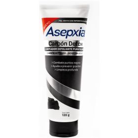 Asepxia Carbón Limpiador Líquido Exfoliante 120 Gr.