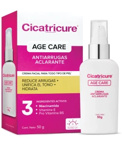 Cicatricure Age Care Crema Antiarrugas Aclarante 50g