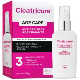 Cicatricure Age Care Crema Antiarrugas Reafirmante 50g.