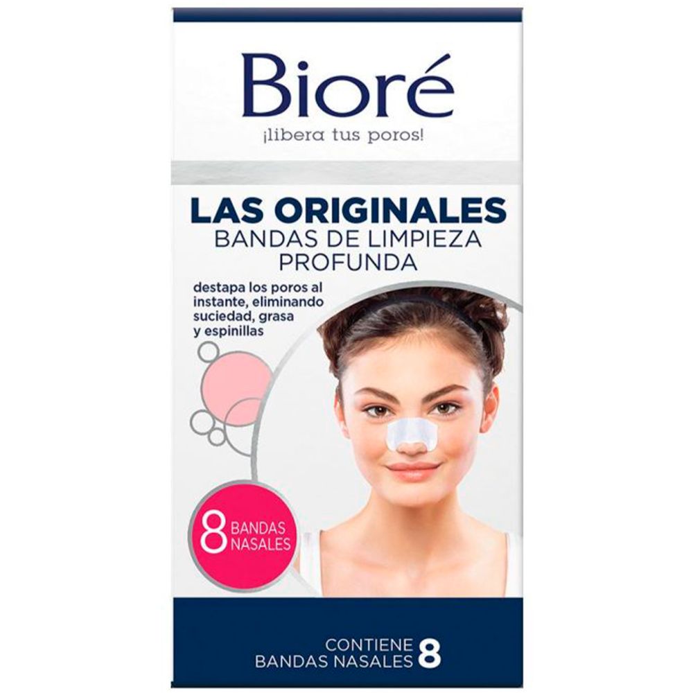 Biore Bandas Limpieza Profunda Nariz 8U