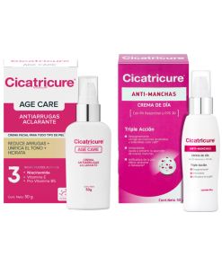 Cicatricure Crema Antimanchas + Age Care Aclarante 50g C/u