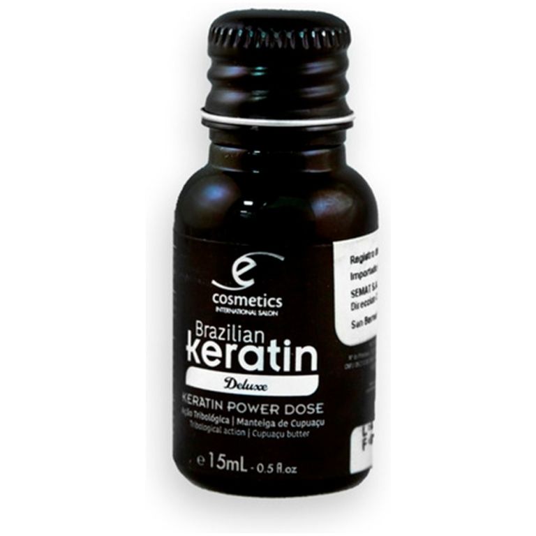 ecosmetics brazilian keratina deluxe ampolla de keratina 15ml