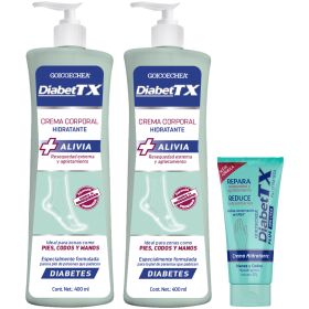 Goicoechea Diabet Tx 02 Cremas 400ml + Manos y Codos 50g