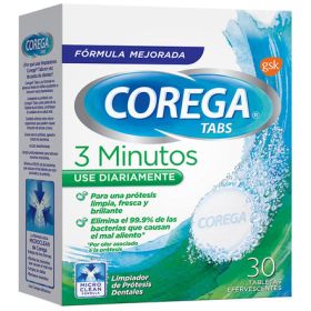 Limpiador Prótesis Corega 30 Tabletas