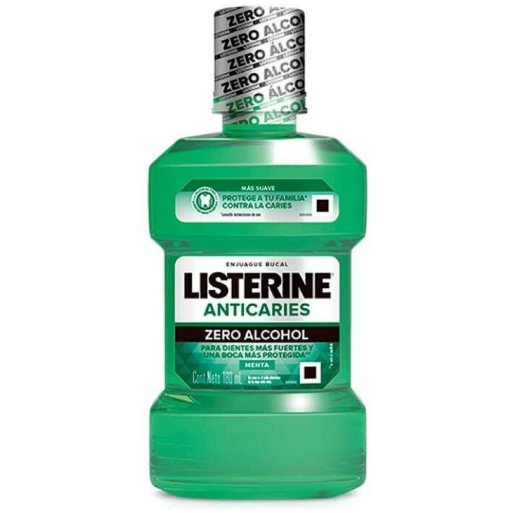 Listerine Enjuague Bucal Anticaries Menta 180ml