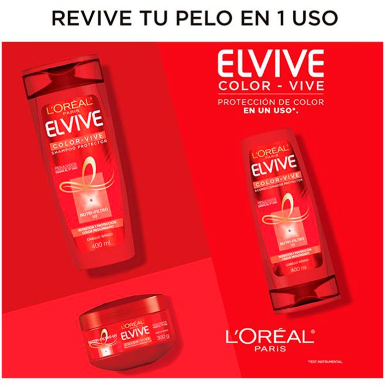 loreal elvive tratamiento protector color-vive 300g