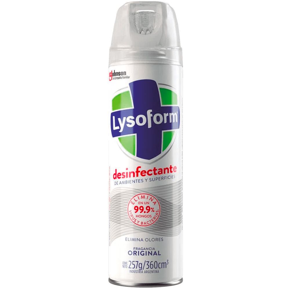 Lysoform Desinfectante De Ambientes Y Superficies 360 Cc