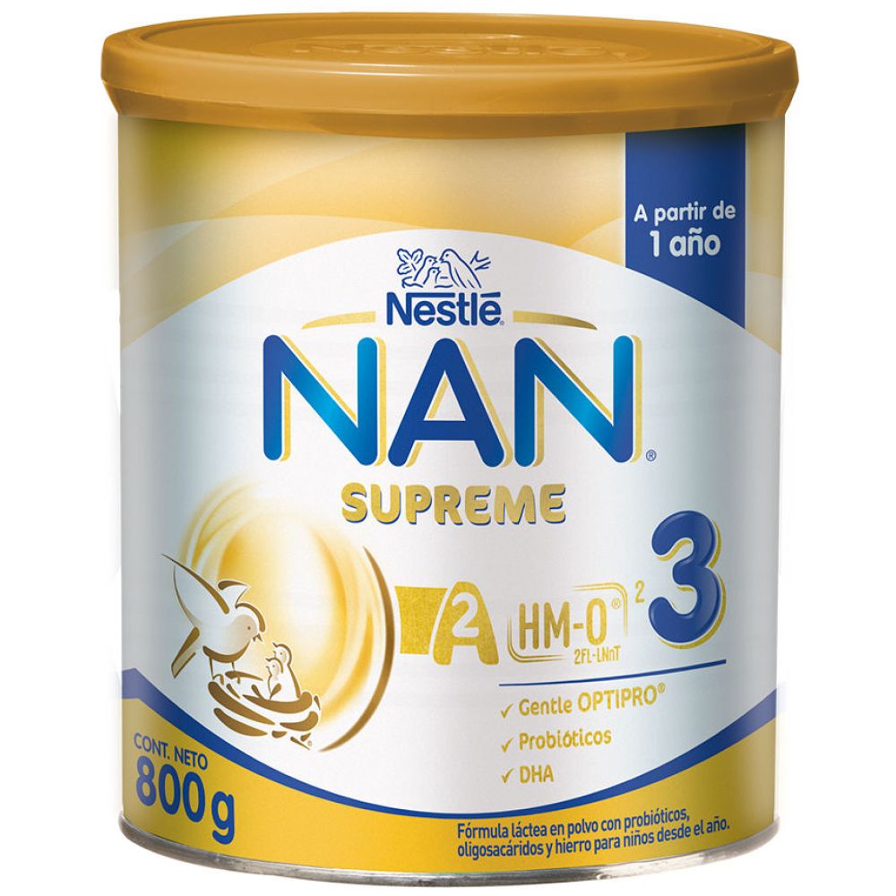 Nestlé Nan Supreme 3 Leche Infantil De Crecimiento 800G