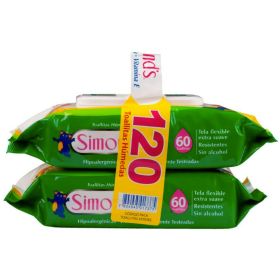 Pack simonds toallitas húmedas baby care aloe