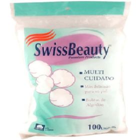 Swiss Beauty Copos De Algodón 100u