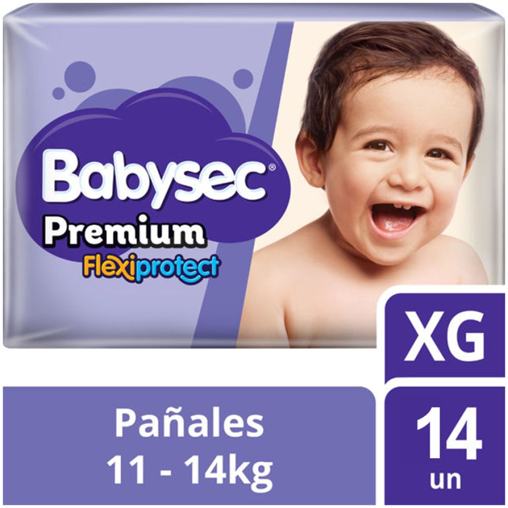Babysec Pañales Desechables Flexi Protect Talla Xg / 14 Un