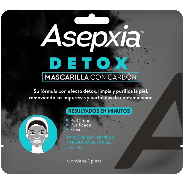 Asepxia Mascarilla Detox con Carbón