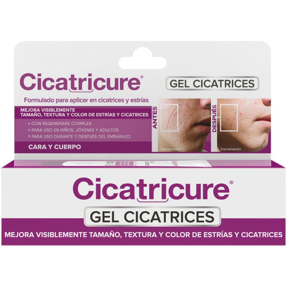 pack 04 cicatricure gel cicatrices estrias 30g c/u