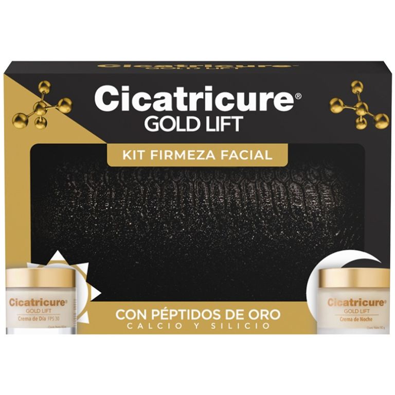 Pack Cicatricure Antiedad Gold Día + Noche + Cosmetiquero