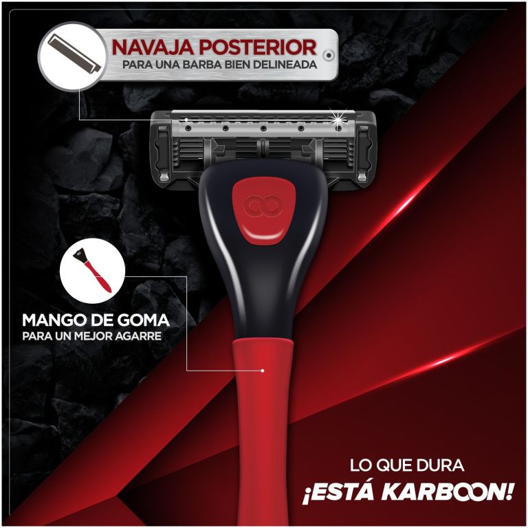 máquina afeitar groomen 500 + 1 cartucho de 5 navajas