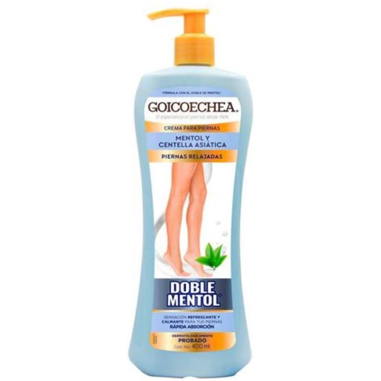 Goicoechea Crema Efecto Doble Mentol Detox 400 ml