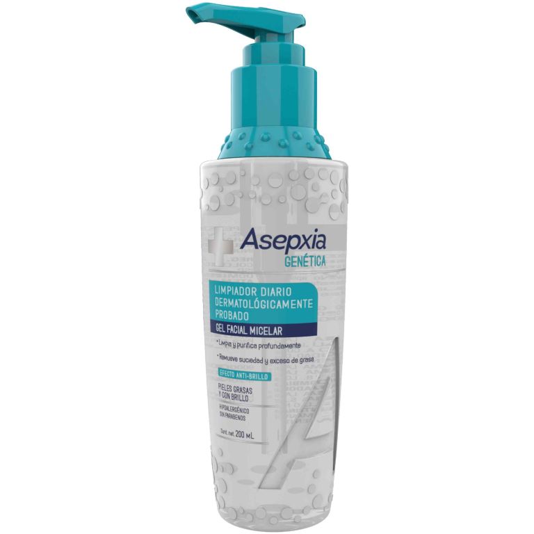 pack asepxia gen gel facial micelar+ crema matificante