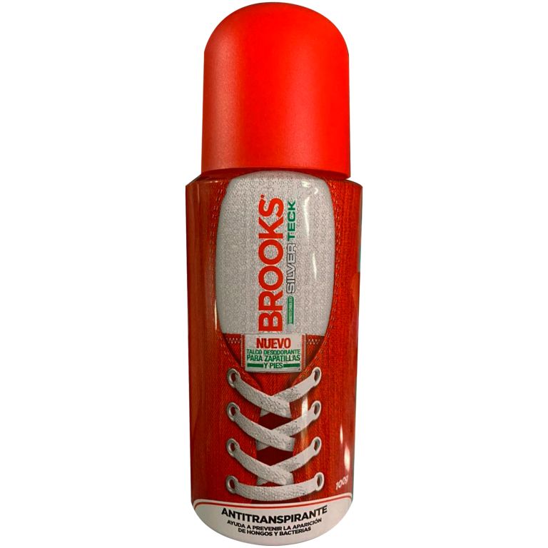 Brooks Talco Desodorante para Zapatillas y Pies 100 g