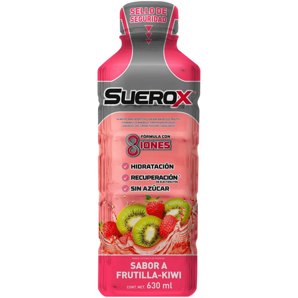 Pack Suerox 06 Bebidas Hidratantes Frutilla Kiwi 630Ml C/U  - Imagen 2