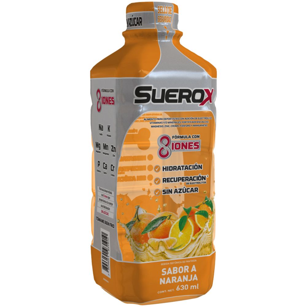 Pack Suerox 06 Bebidas Hidratantes Naranja 630Ml C/U  - Imagen 2
