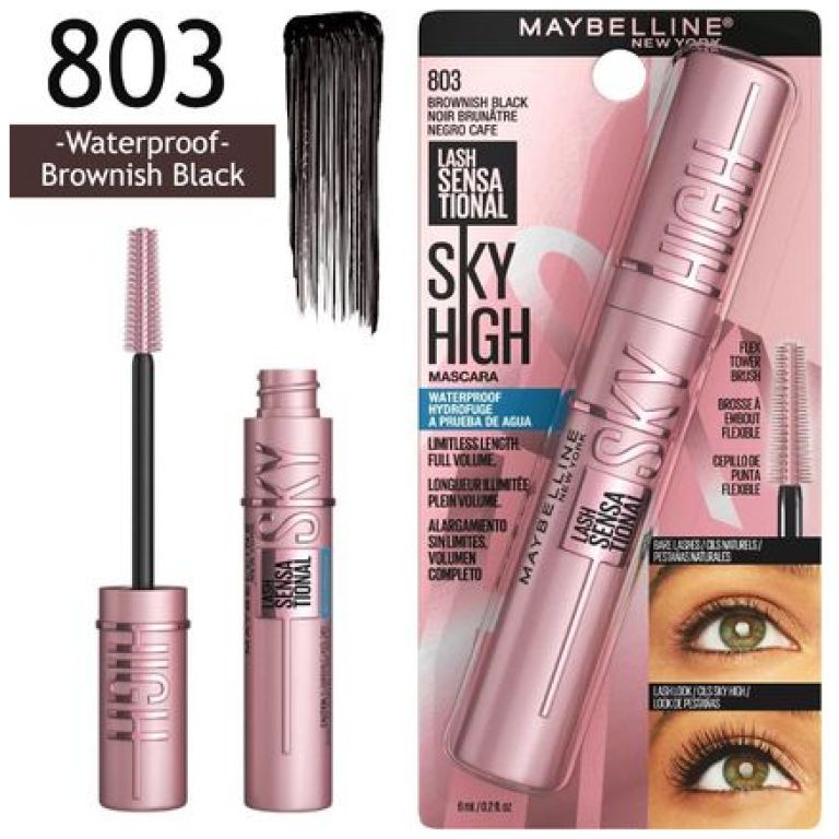 maybelline mascara pestañas sky high waterproof 803