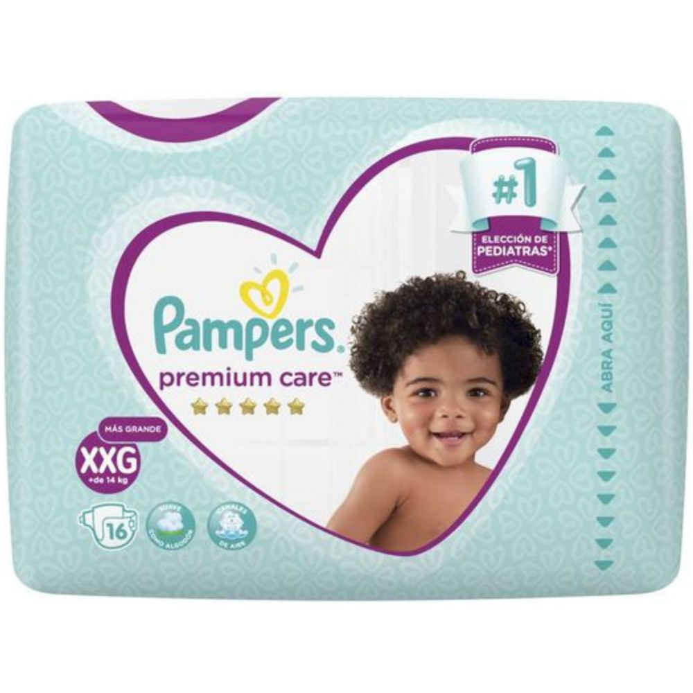 Pampers Pañales Premium Care Talla Xxg
