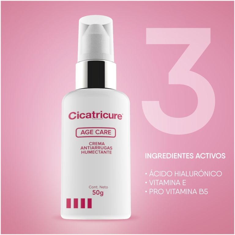 pack cicatricure age care antiarrugas humectante 50g c/u