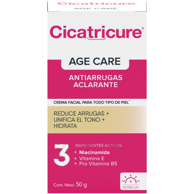 pack cicatricure age care antiarrugas aclarante 50g c/u