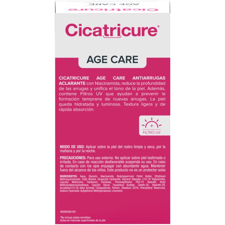 pack cicatricure age care antiarrugas aclarante 50g c/u