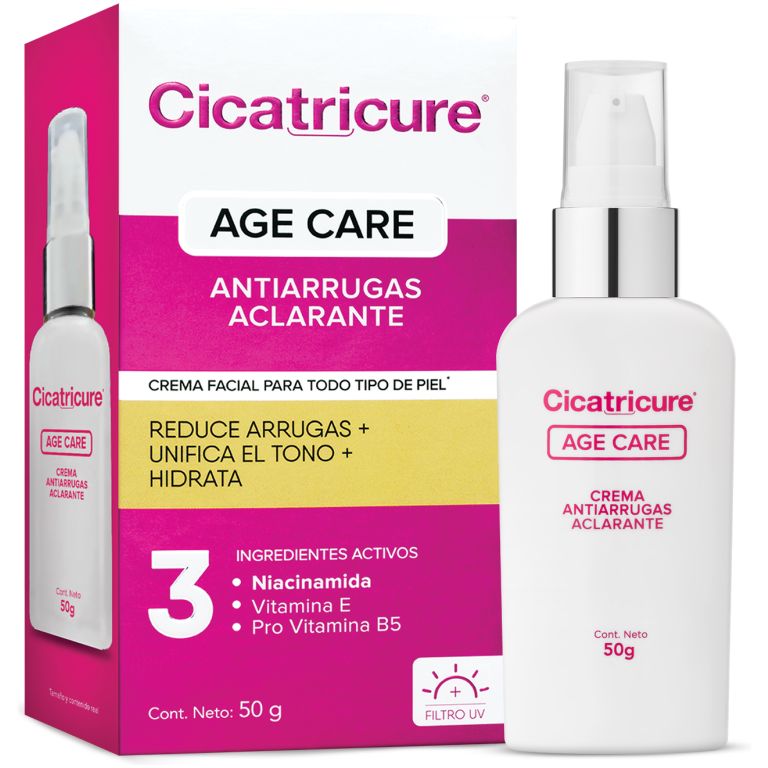 pack cicatricure age care antiarrugas aclarante 50g c/u
