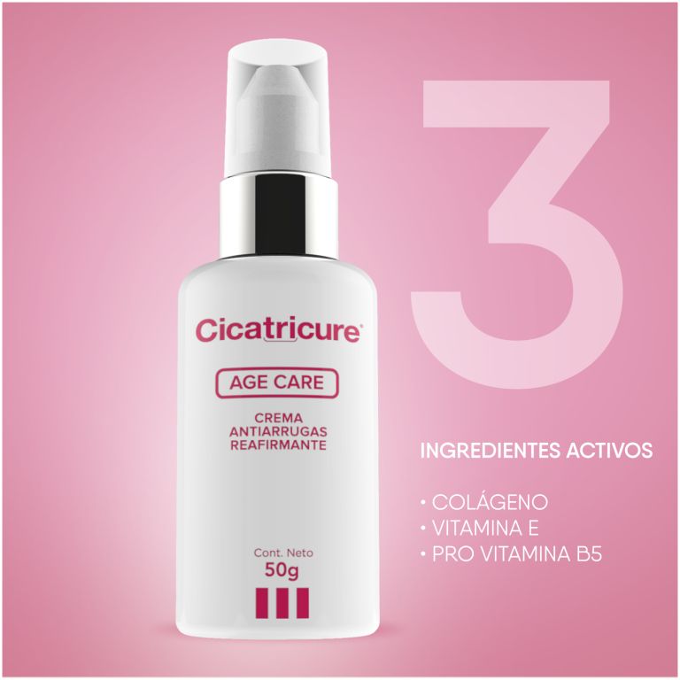 pack cicatricure age care crema antiarrugas reafirmante 50g c/u