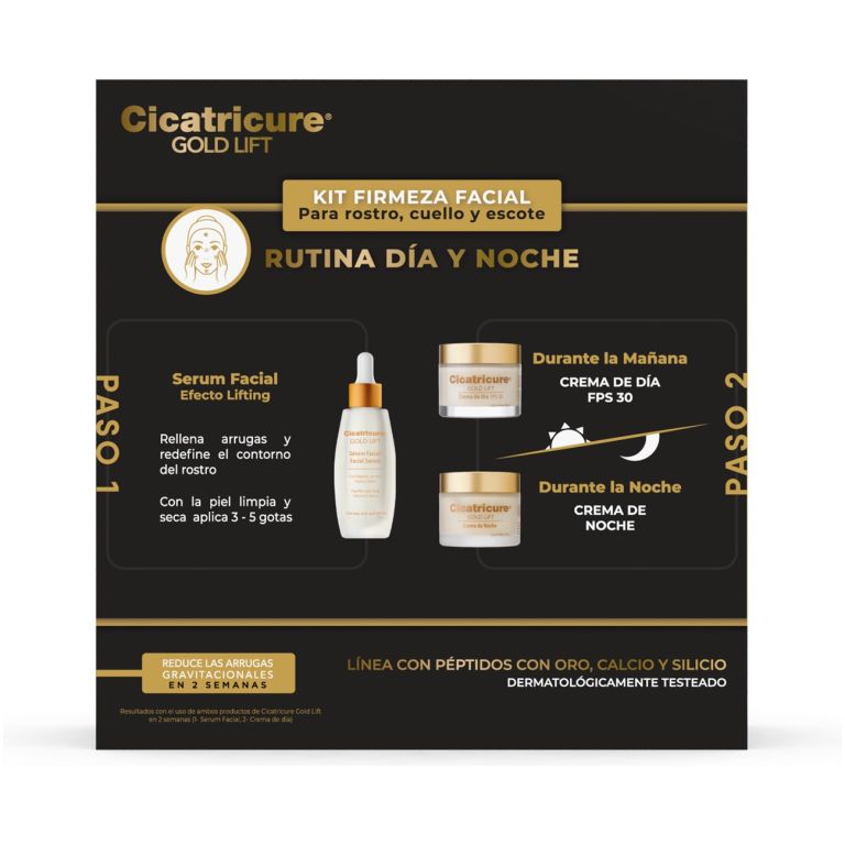 cicatricure gold antiedad crema día+ noche 50g + serum 27ml