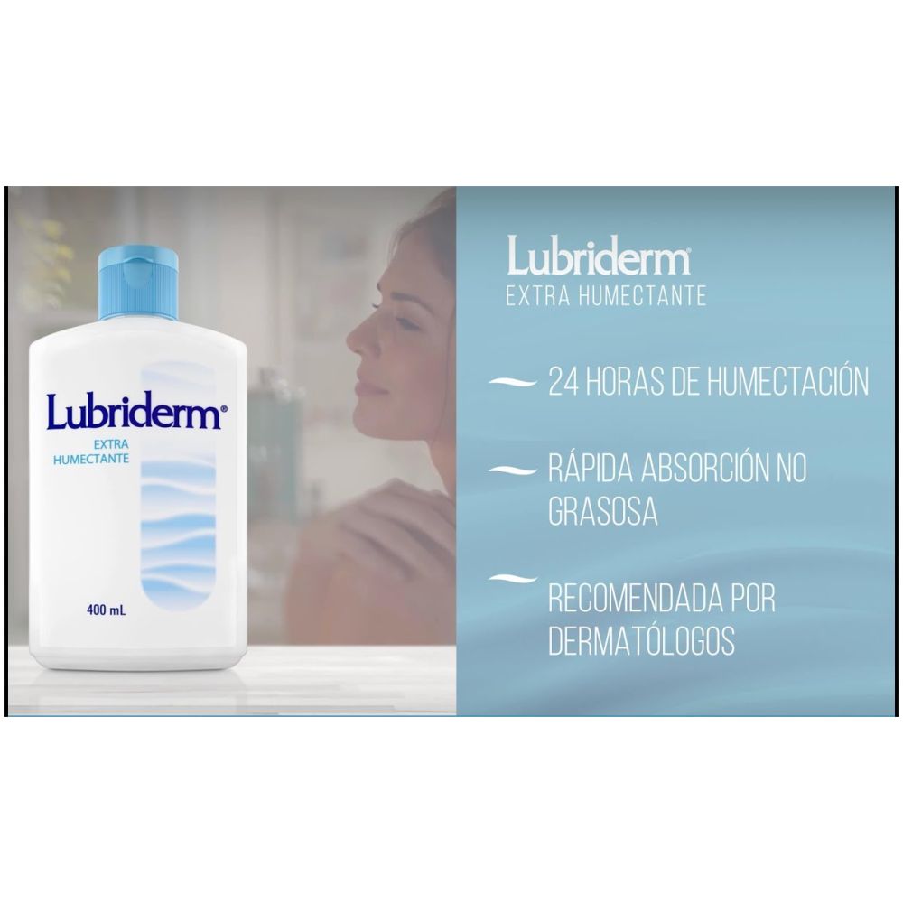 Lubriderm Crema Corporal Piel Normal Extra Humectante 400Ml - Imagen 3