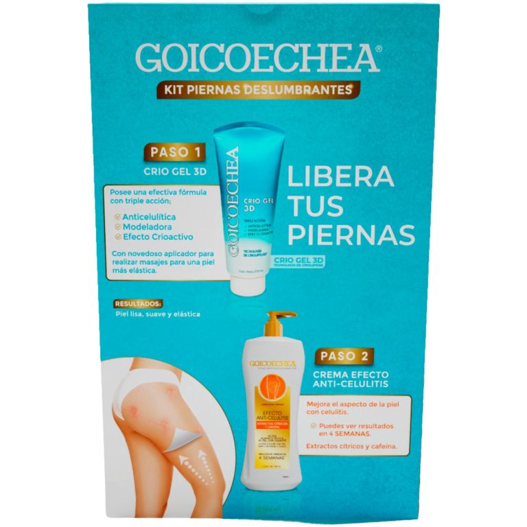pack goicoechea criogel 3d 200ml + crema anticelulitis 400ml