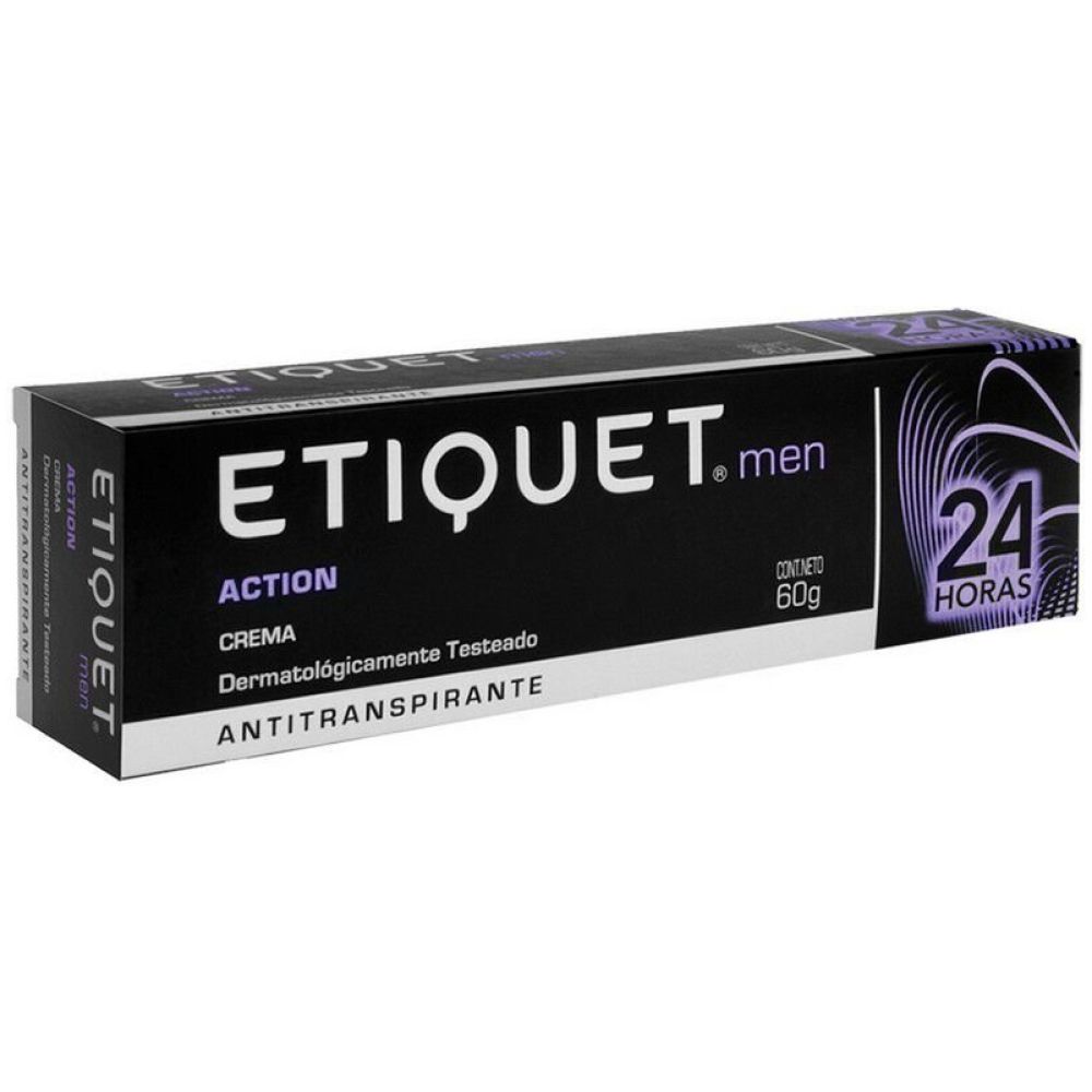 Etiquet Desodorante Crema Men Action 60 G
