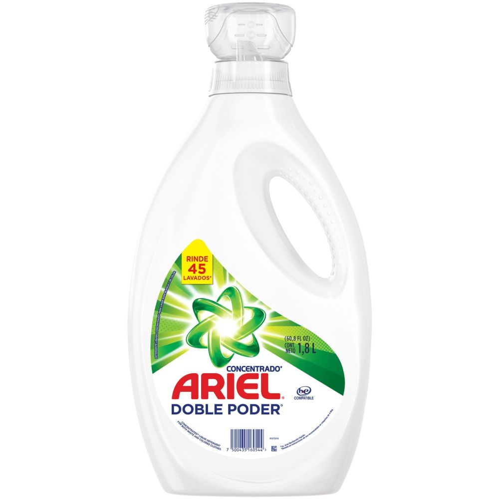 Ariel Detergente Líquido 1,8L Concentrado
