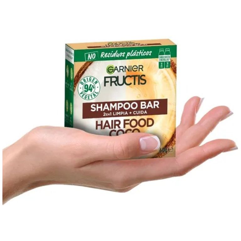 shampoo en barra hair food coco fructis 60g