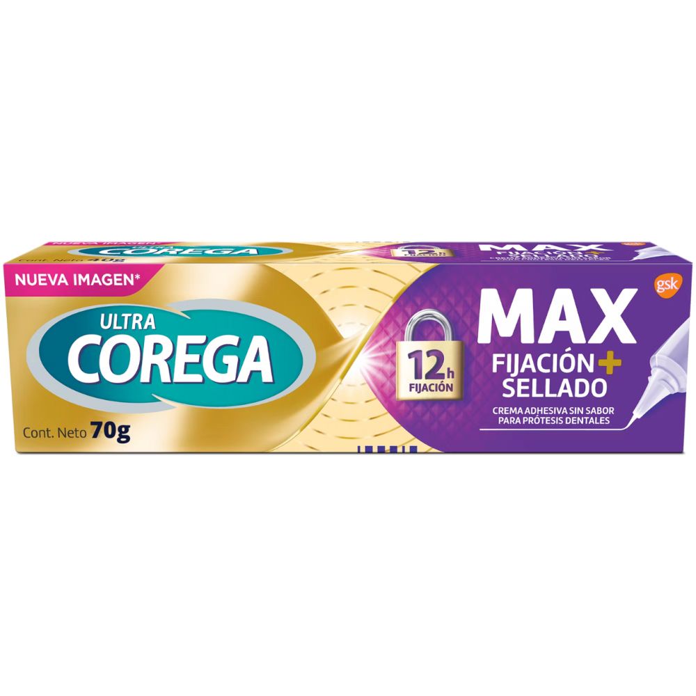 Corega Ultra Maximo Sellado Crema Sin Sabor 70 G - Imagen 1