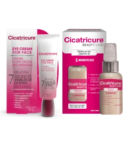 Pack Cicatricure Eye Cream For Face 30g + Beauty Care 50g