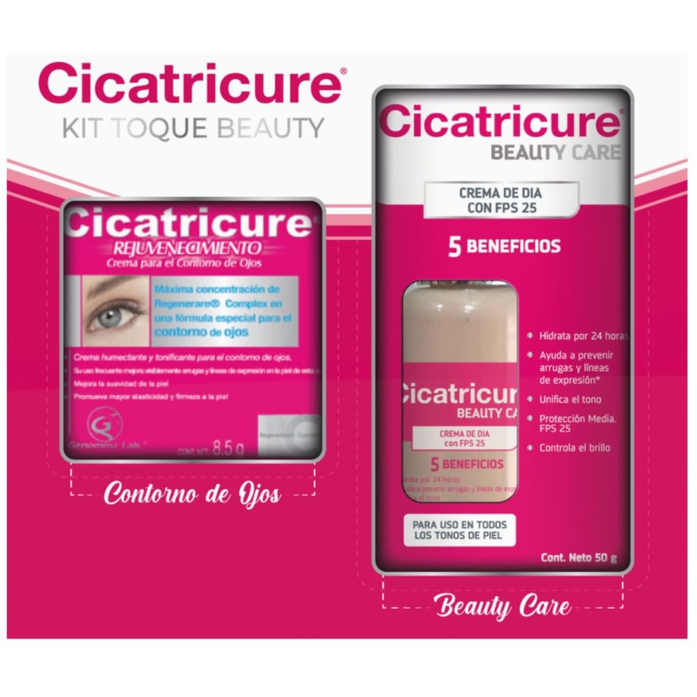 Pack Cicatricure Beauty Care 50G + Contorno Ojos 8,5G
