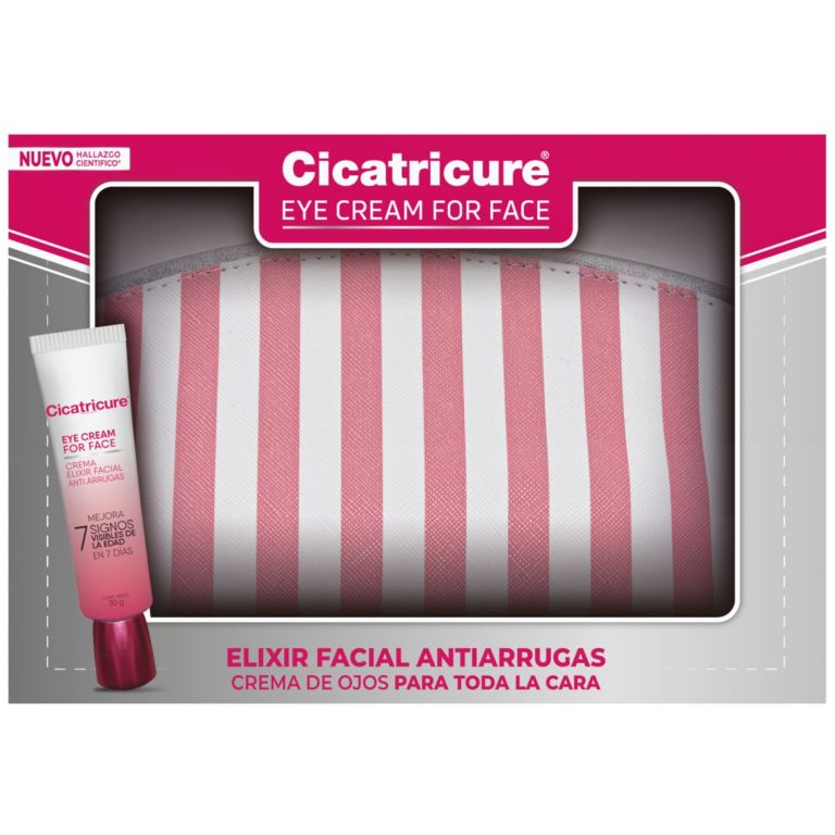 pack cicatricure eye cream for face + cosmetiquero