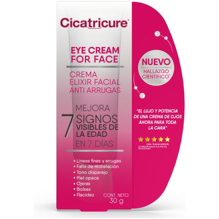 pack cicatricure eye cream for face + cosmetiquero