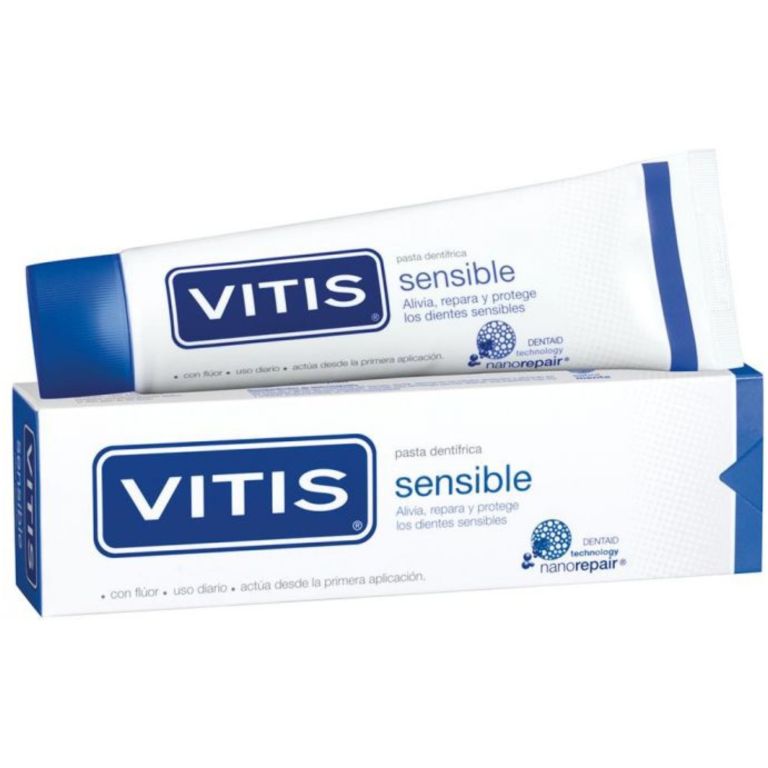 vitis pasta dental sensitive repara y protege 100 ml